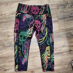 Constantly Varied Gear Skull Print Pocket Leggings